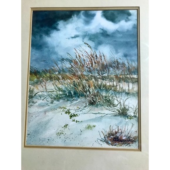 Coastal Landscape Painting, by Alexandria, professionally framed, NC Coast - Picture 6 of 17